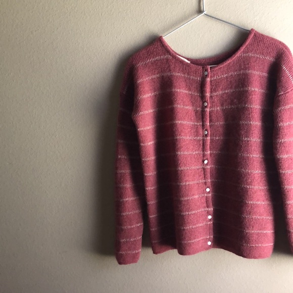 NWT Sezane gaspard cardigan dark rosewood! - Picture 4 of 7